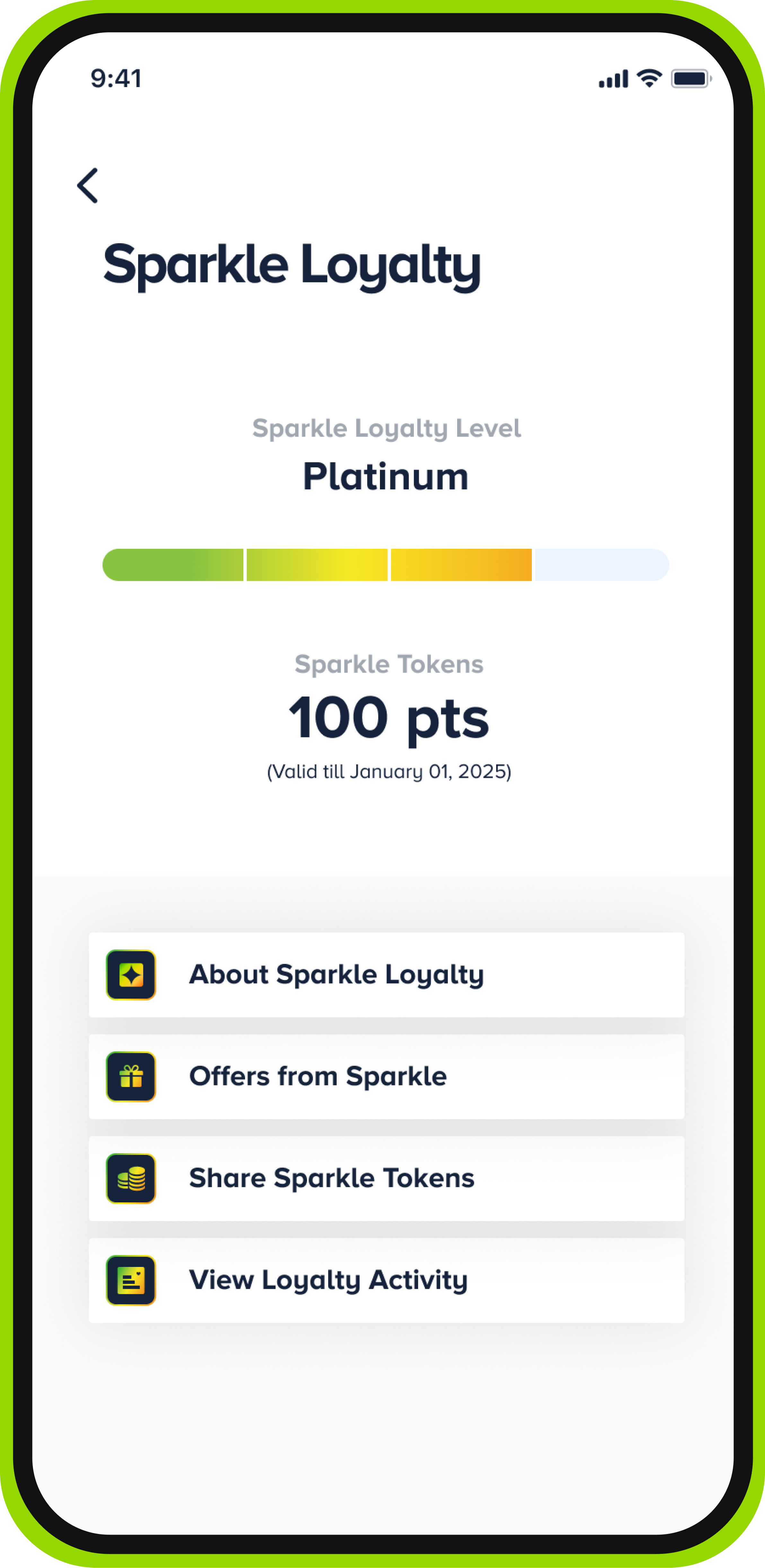 Earn money, discounts, cashbacks and sparkle loyalty points for your in app payments